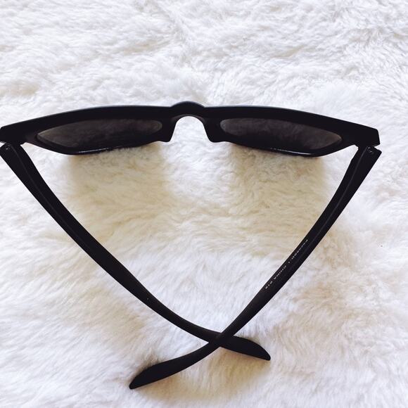 Lola Matte Black Polycarbonate Sunglasses - Picture 9 of 11